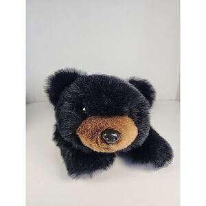 TY Classic Vintage Paws Black Bear 1996 Retired Stuffed Animal 18" Laydown Plush